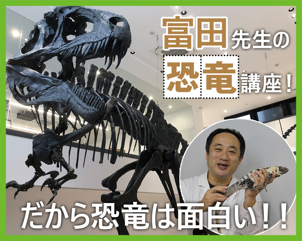 富田先生の恐竜講座！だから恐竜は面白い！！