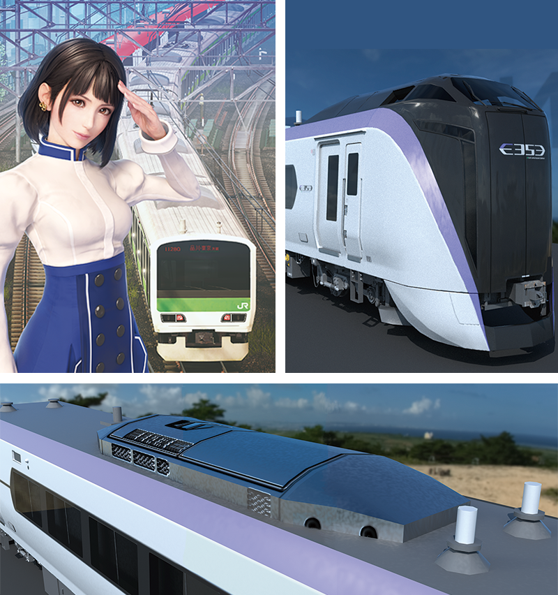 「電車でGO!!」3Dモデル制作