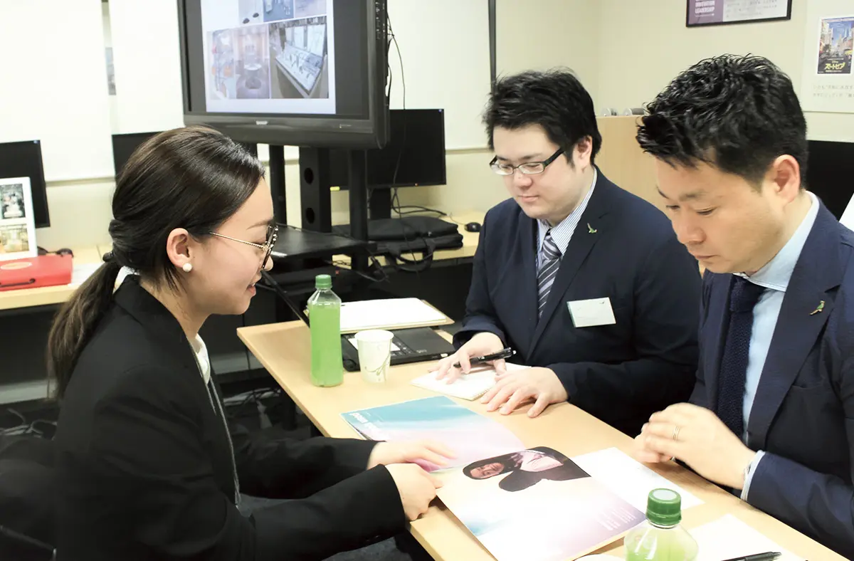 企業相談会の様子