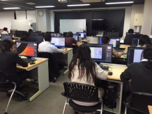作業中