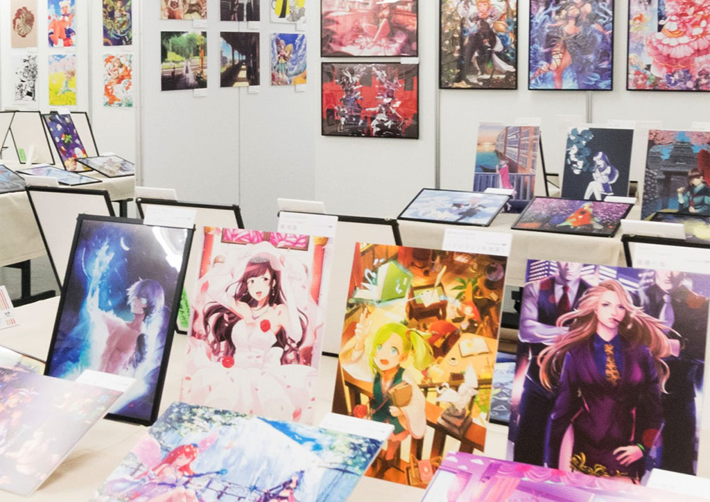 学生作品展示（物販風）